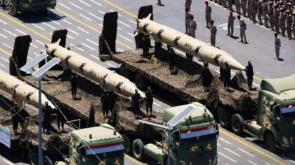 Tên lửa đạn đạo của lực lượng Houthi.
